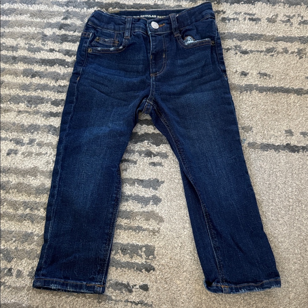 Zara Indigo Denim Pants